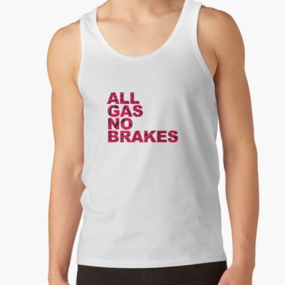 All Gas No Brakes Logo Pewdiepie Pattern Tank Top RB2405 product Offical Channel 5 Merch
